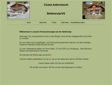 Tablet Screenshot of bettmeralpferien.ch